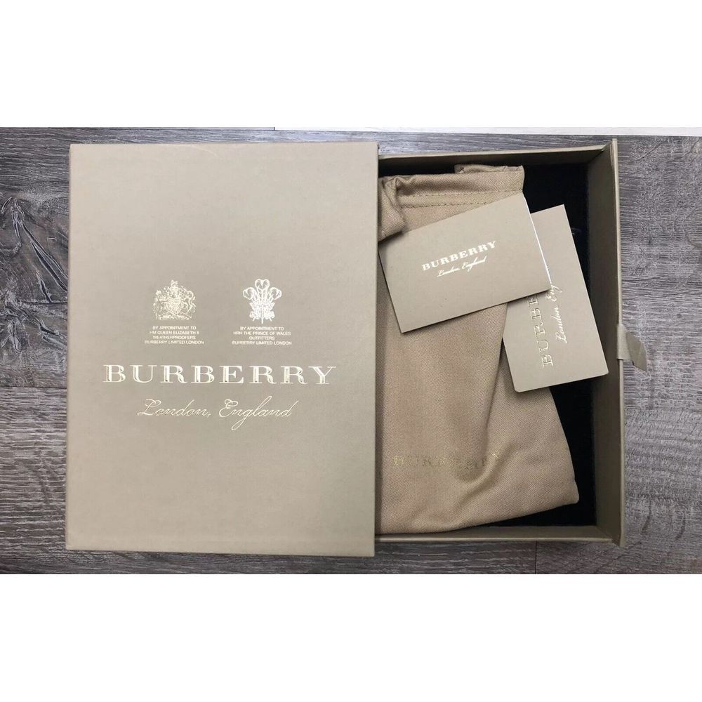 Burberry Asymmetrical Silver Tone Earrings Ostrich Feather Pearl Chain Drop NIB - Picture 4 of 15